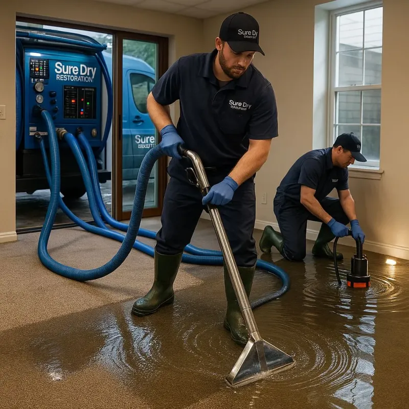 Water Extraction and Removal process in North Highlands, CA